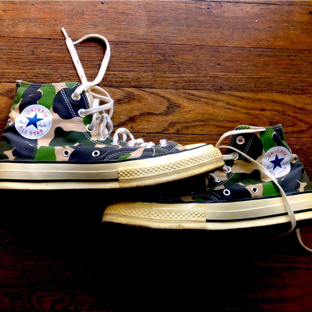 Converse Chuck Taylor 70s Size 9M 11W Camo camouflage